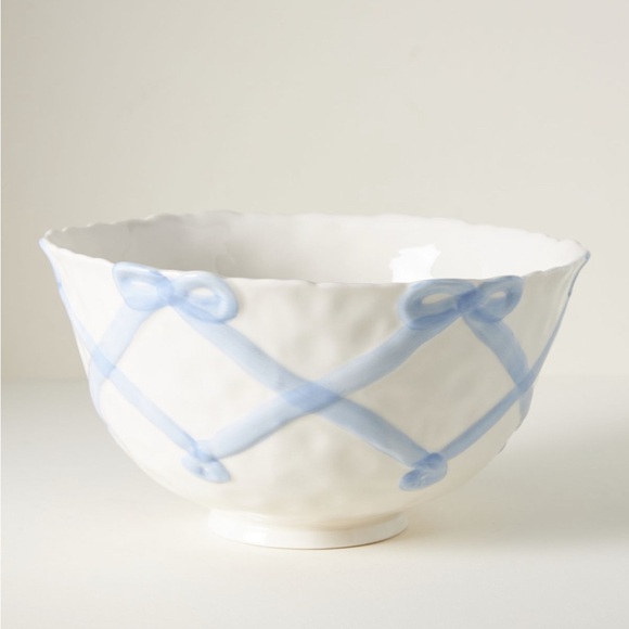 Anthropologie Benedita Bow Serve Bowl
